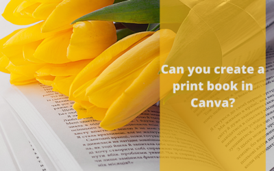 Can you create a print book in Canva?